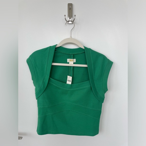 Anthropologie Tops - Maeve by Anthropologie Cropped Shirt